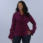 Kaelyn Max purple plus size 1x- 3x