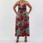 JFW Plus Size Stylish X-Back Maxi in Vibrant Color