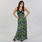 JFW Cross Your Heart Maxi in Blue and Green