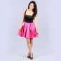 Wishes Junior Black & Fuschia Satin-Like Dress