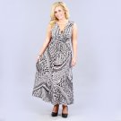Mlle Gabrielle Black and White All Occasion Maxi