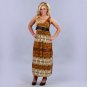 Mlle Gabrielle Missy Maxi with Snakeskin Pattern and Faux Leather Belt