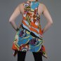 Madison Paige Colorful Sleeveless Tunic in Orange
