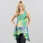 Madison Paige Colorful Sleeveless Tunic in Aqua