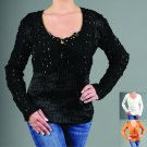Kaelyn Max Junior 2 Piece Blouse with Crop Outer Layer with Front Tie