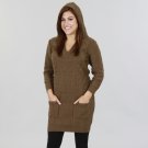 JFW Junior Deep V-Neck Hoodie Sweater Dress