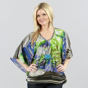 Madison Paige Colorful Caftan