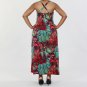 JFW Plus Size Stylish X-Back Maxi in Vibrant Color