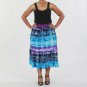 Plus Size blue and tye die  dress size 1x- 3x
