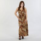 Mlle Gabrelle Printed Crepe Rayon Maxi Dress