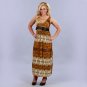 Mlle Gabrielle Missy Maxi with Snakeskin Pattern and Faux Leather Belt
