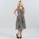 Madison Paige Chiffon Polka Dot Dress