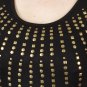 Metric Designer Top with Gold Embellishment