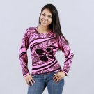 Clara S Bold Print Knit Top