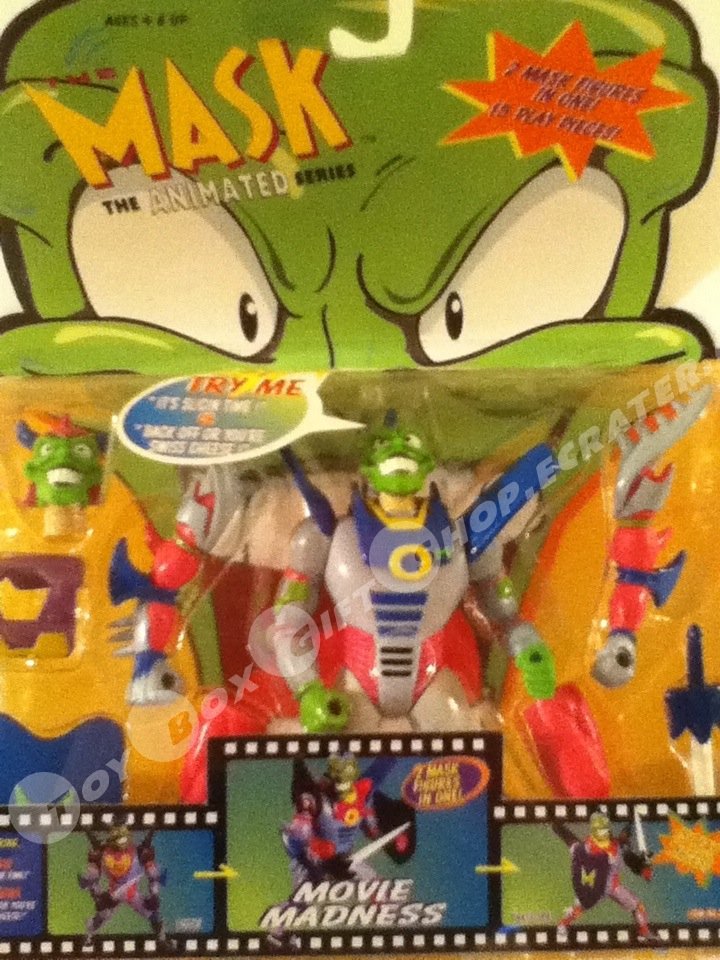 The MASK Animated Series 2in1 Sushi and Yakisoba Movie Madness Talking  Action Figure 1997 Rare