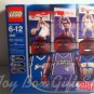 LEGO 3567 NBA 3 pk Sacramento, Orlando Magic, New York Mini-Figures Stand Trading Cards