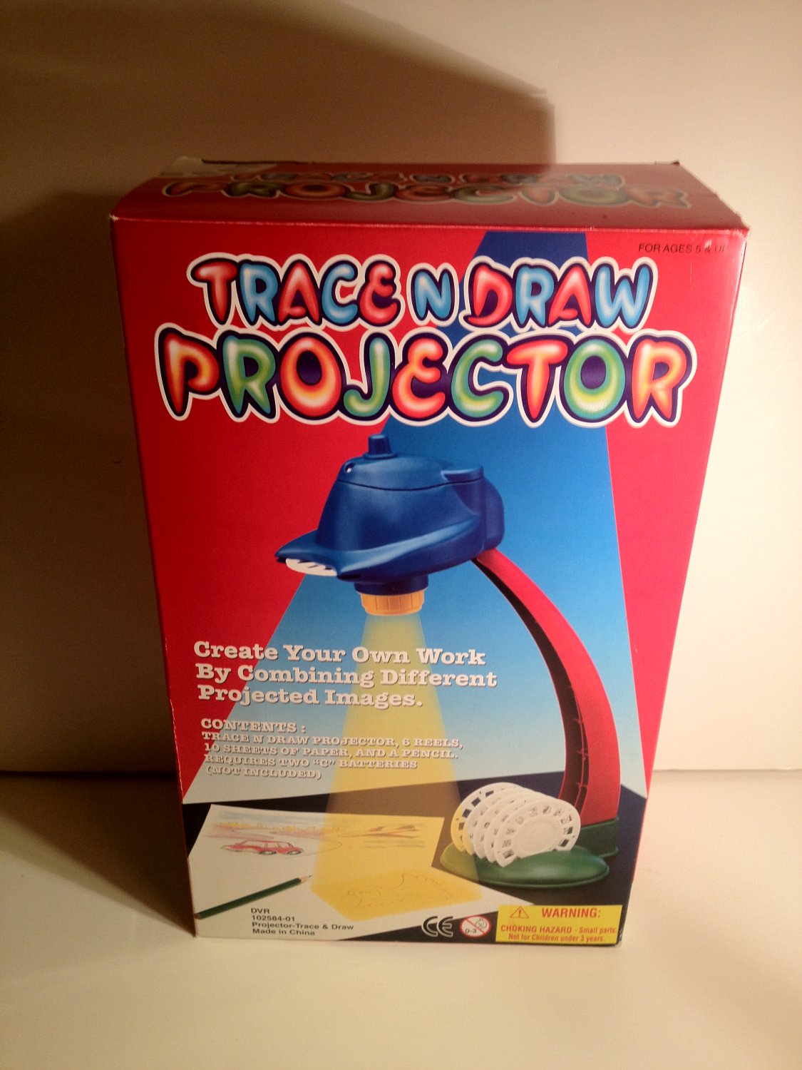 Trace N Draw Projector Simple as 1, 2, 3 Create Your Own Work Plus Drawing Reels and Storage