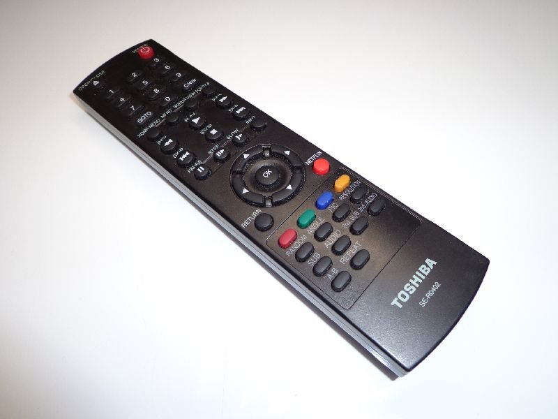 Toshiba SE-R0402 Blu-ray Player Remote Control