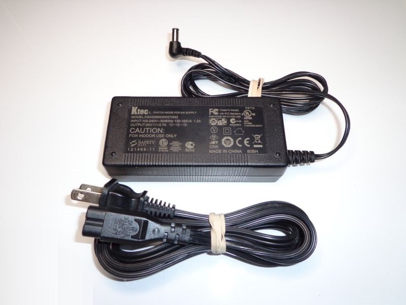 Original OEM Ktec KSAS0652400270M2 24V 2.7A Switch Mode Power Supply ...