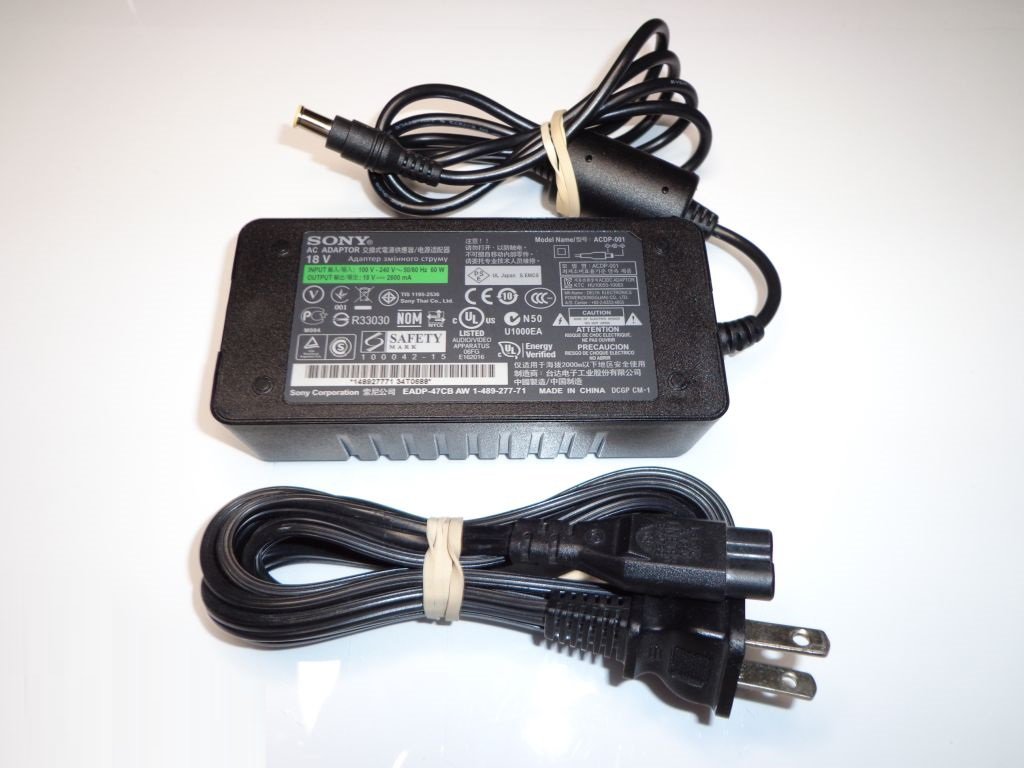 New Original OEM Sony ACDP-001 18V EADP-47CB Ac Adapter