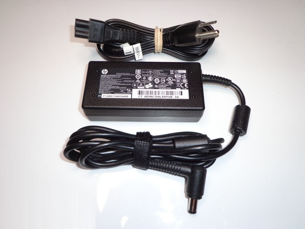 Adattatore HP Originale Alimentatore Originale HP 65W 19.5V 3.33A, Compatibile Con Notebook Pavilion 15-ab2xxxx, Modello 710412-001 Alimentatore Pavilion 15-ab2xxx - Foto 3