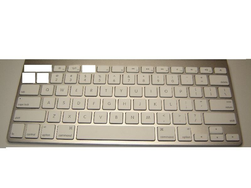 Original Apple MC184LL/A A1314 iMac Wireless Bluetooth Keyboard Replacement key & clip