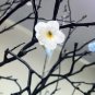 30" Black / Painted Jewelry Tree with flowers