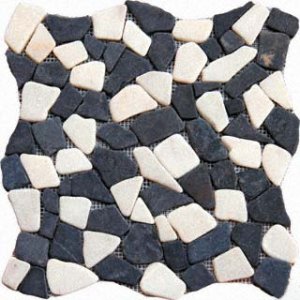 Pebbles 16x16 FLAT - MIXED GRANITE