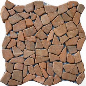 Pebbles 16x16 FLAT - TAN MARBLE