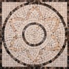 Medallion 12x12 MM12T-Emperador Dark and Emperador Light