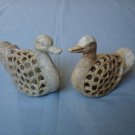 D054-PAIR OF CARVED DUCKS (5X4)