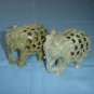 E051-PAIR OF CARVED ELEPHANTS (4X3)