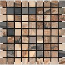 Mosaics 1X1 SLATE AUTUMN (Tumbled) 12x12