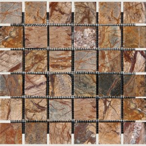 Mosaics 2X2 MARBLE CAFE FOREST (Tumbled) 12x12