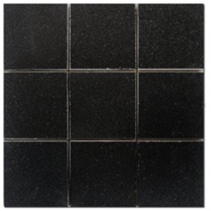 Mosaic 4X4 GRANITE ABSOLUTE BLACK (Polished) 12x12