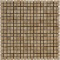 Mosaic 5/8 TRAVERTINE TUSCANY WALNUT (Tumbled)12x12