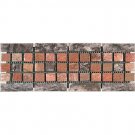 Border  Copper and Gold Green 5x12 Tumbled