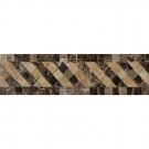 Border  Emperador Dark 2x8 Tebe Border