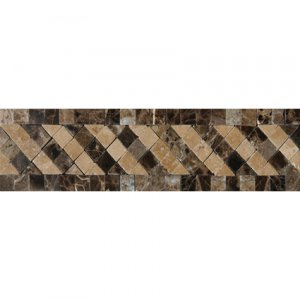 Border  Emperador Dark 2x8 Tebe Border