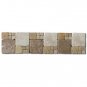 Border  Noce, Beige and Gold 3x12 (Travertine)