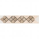 Border  Tuscany Beige and Noce 2.75x12 (Travertine)