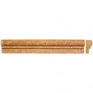 Edge Piece 0.82x1.87x12  TUSCANY GOLD CHAIR MOLDING