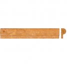 Edge Piece 1x2x12  TUSCANY GOLD RAIL MOLDING