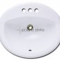 Porcelain P 8102OW Overmount White Porcelain Bowl