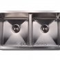 Steel P 204 Double Bowl Apron Sink
