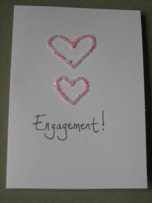 Handmade Card - Engagement