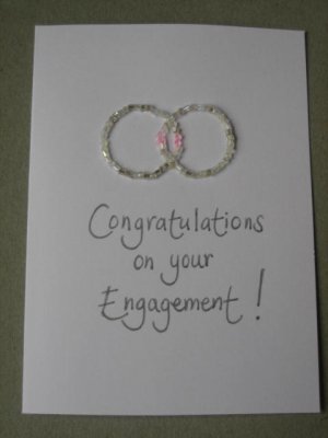 Handmade Card - Engagement
