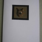 Handmade Polymer Clay Card - DOG