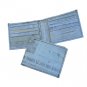 Light Blue Bifold Wallet