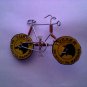 Bicycle Pin With Beer Caps